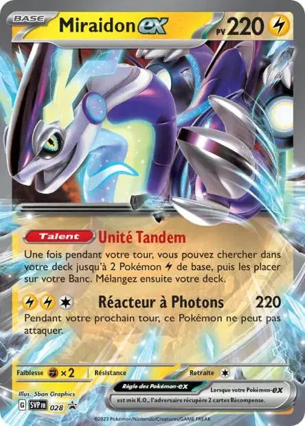 Miraidon ex 028 OSMO CARDS