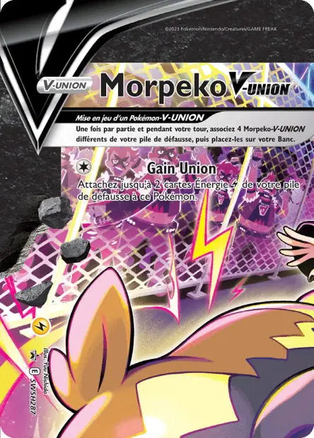 Morpeko-V-UNION SWSH287 OSMO CARDS