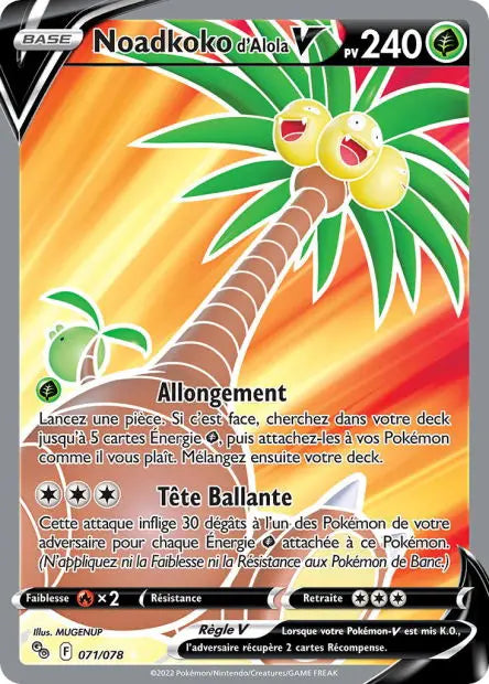 Noadkoko d'Alola-V 71/78 OSMO CARDS