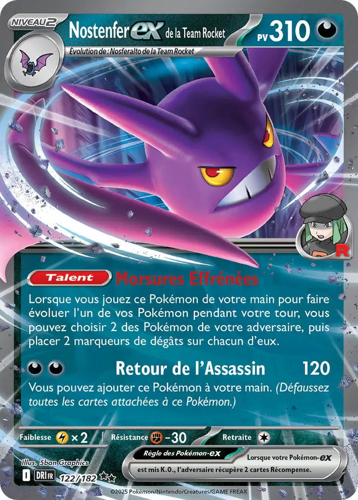 Nostenfer ex de la Team Rocket 122/182 OSMO CARDS