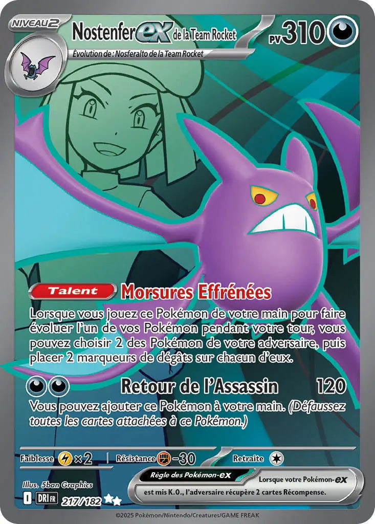 Nostenfer ex de la Team Rocket 217/182 OSMO CARDS