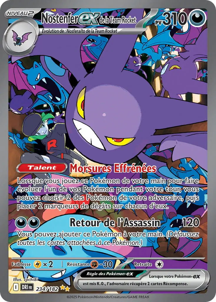 Nostenfer ex de la Team Rocket 234/182 OSMO CARDS