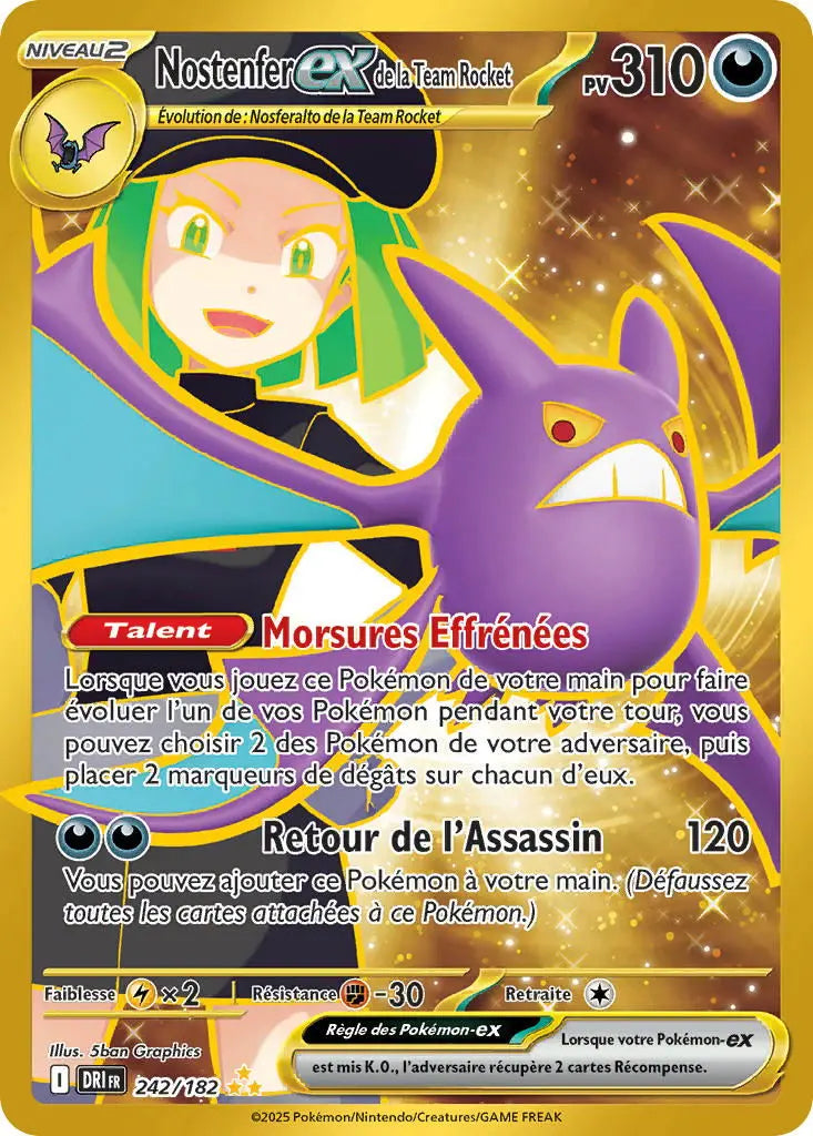 Nostenfer ex de la Team Rocket 242/182 OSMO CARDS