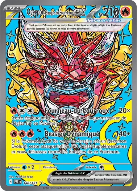 Ogerpon Masque du Fourneau ex 148/131 OSMO CARDS
