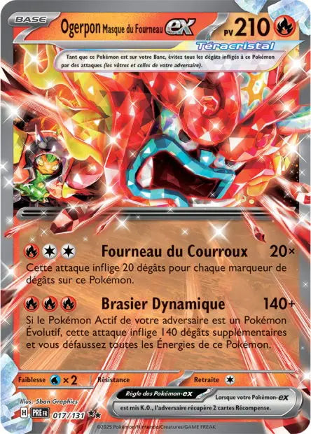 Ogerpon Masque du Fourneau ex 17/131 OSMO CARDS