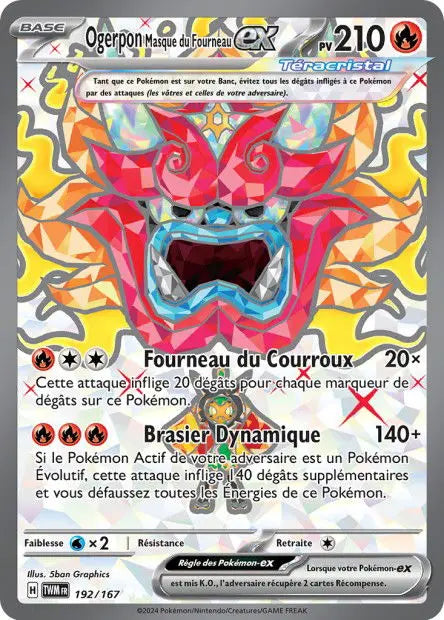 Ogerpon Masque du Fourneau ex 192/167 OSMO CARDS