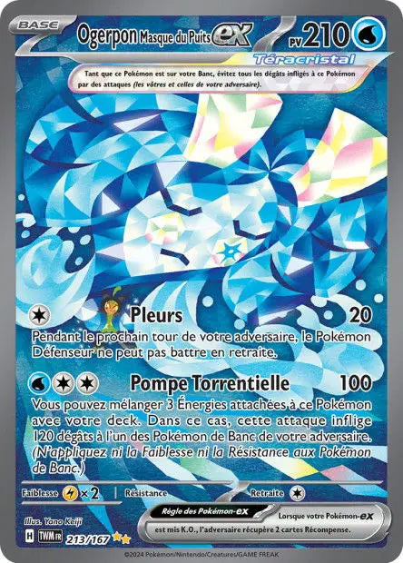 Ogerpon Masque du Puits ex 213/167 OSMO CARDS