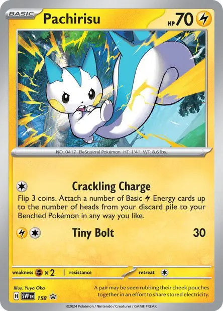 Pachirisu 158 OSMO CARDS