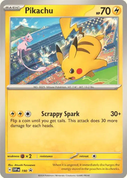 Pikachu 190 OSMO CARDS