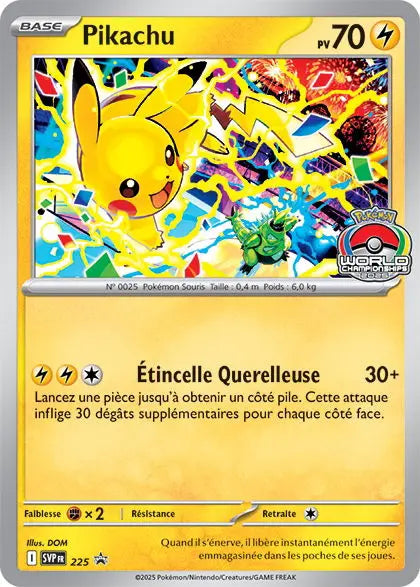 Pikachu 225 OSMO CARDS