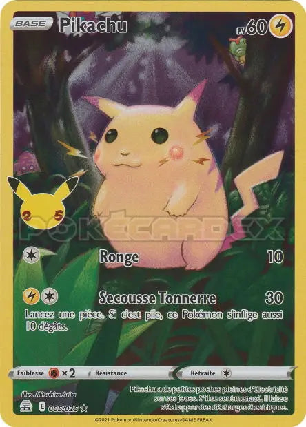 Pikachu 5/25 OSMO CARDS