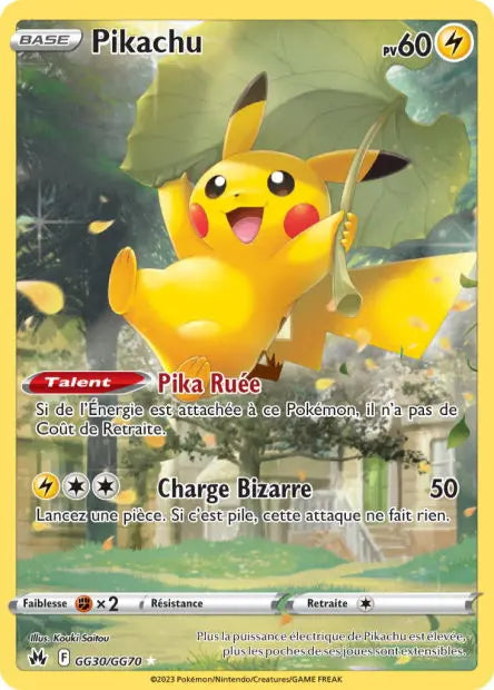 Pikachu GG30 OSMO CARDS