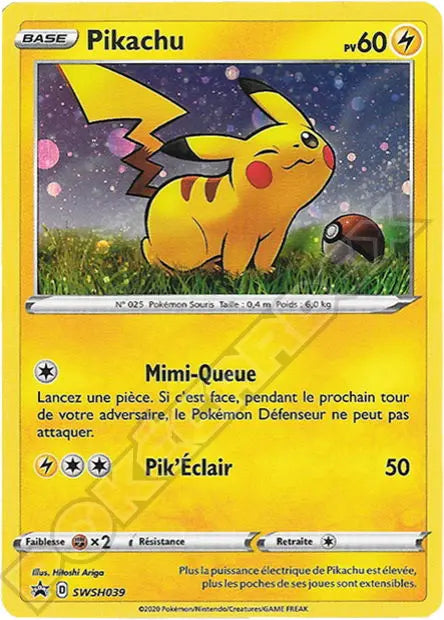 Pikachu SWSH039 OSMO CARDS