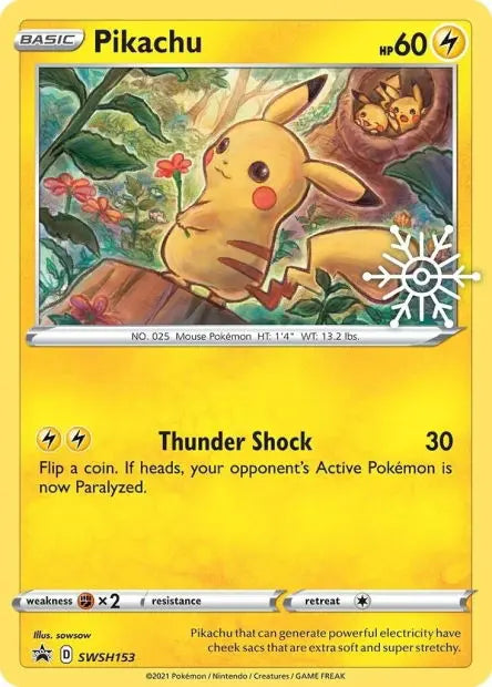 Pikachu SWSH153 OSMO CARDS