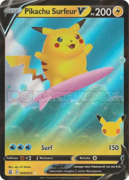 Pikachu Surfeur-V 8/25 OSMO CARDS