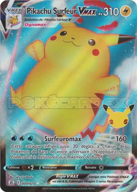 Pikachu Surfeur-VMAX 9/25 OSMO CARDS