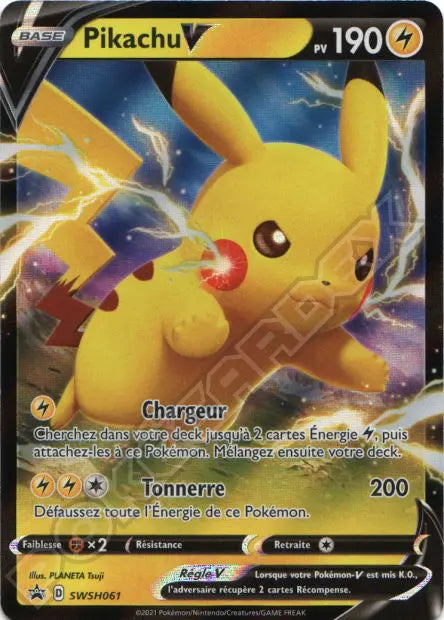 Pikachu-V SWSH061 OSMO CARDS