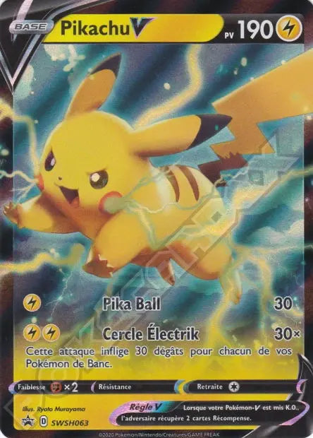 Pikachu-V SWSH063 OSMO CARDS