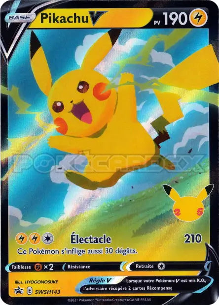 Pikachu-V SWSH143 OSMO CARDS