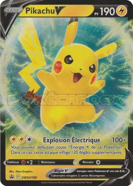 Pikachu-V SWSH198 OSMO CARDS