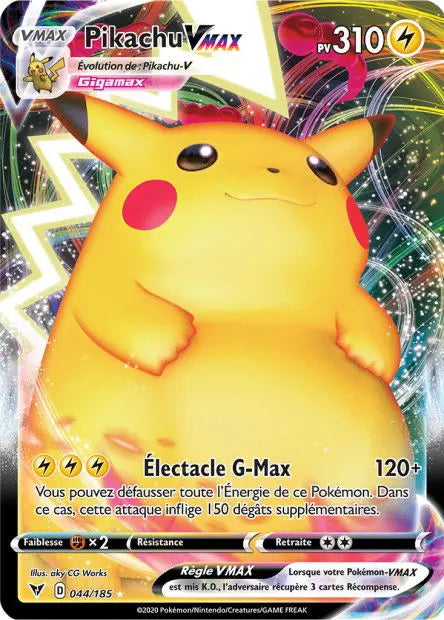Pikachu-VMAX 44/185 OSMO CARDS