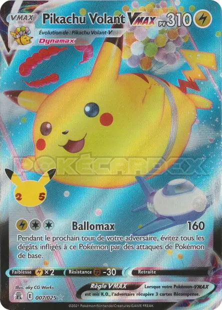 Pikachu Volant-VMAX 7/25 OSMO CARDS