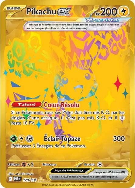 Pikachu ex 179/131 OSMO CARDS