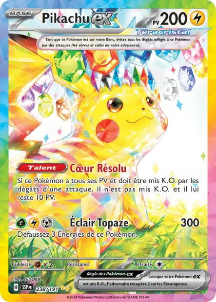 Pikachu ex 238/191 OSMO CARDS
