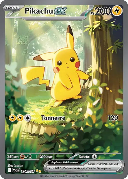 Pikachu ex 276/217 OSMO CARDS
