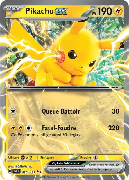 Pikachu ex 28/131 OSMO CARDS