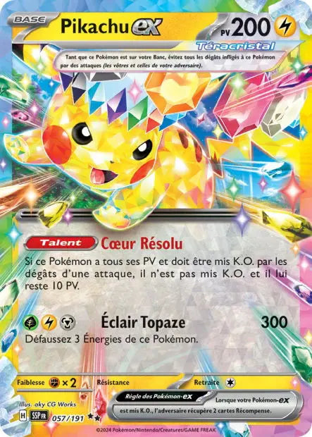 Pikachu ex 57/191 OSMO CARDS