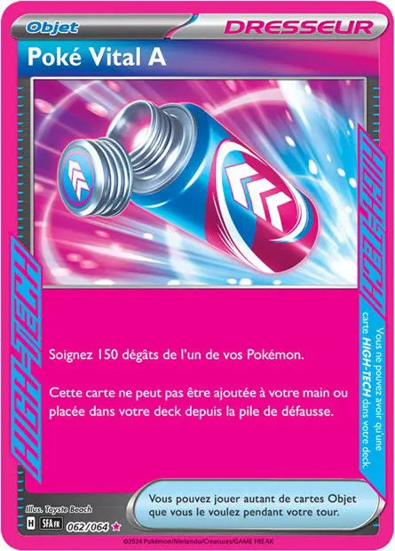 Poké Vital A 62/64 OSMO CARDS