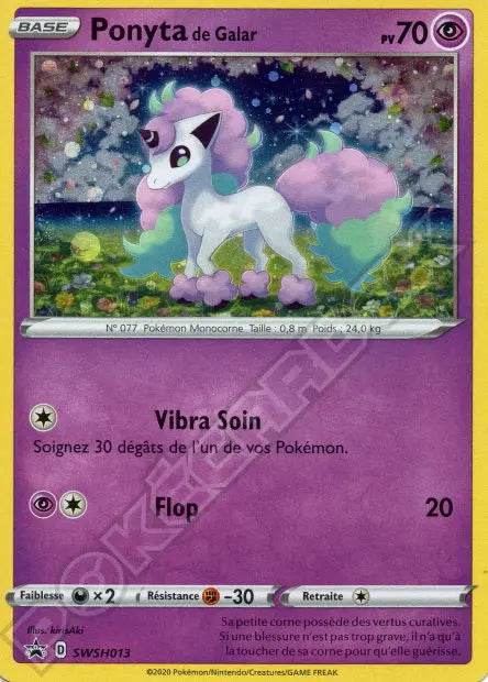 Ponyta de Galar SWSH013 OSMO CARDS