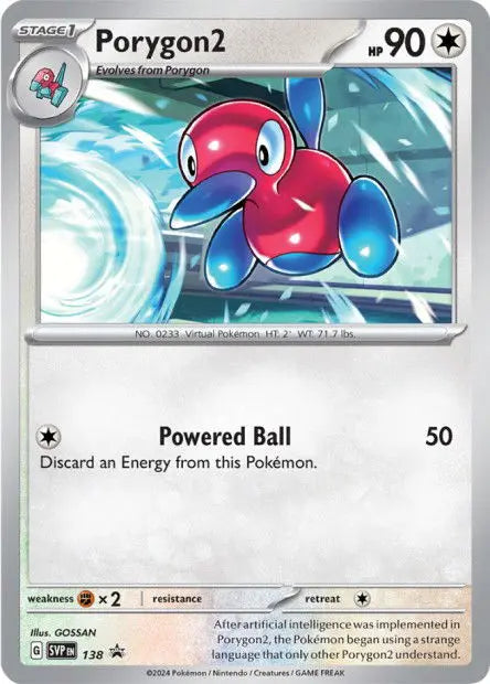 Porygon2 138 OSMO CARDS