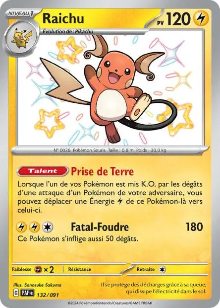 Raichu 132/91 OSMO CARDS