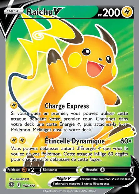 Raichu-V 158/172 OSMO CARDS