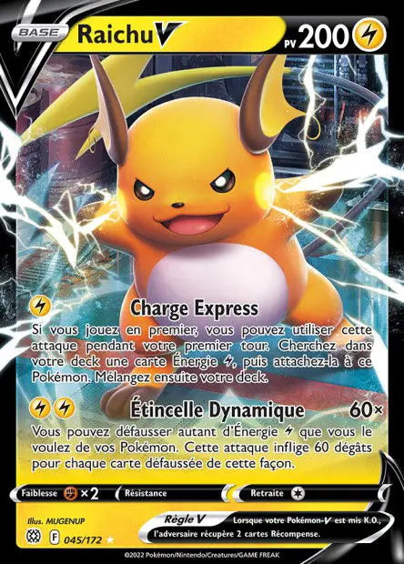 Raichu-V 45/172 OSMO CARDS