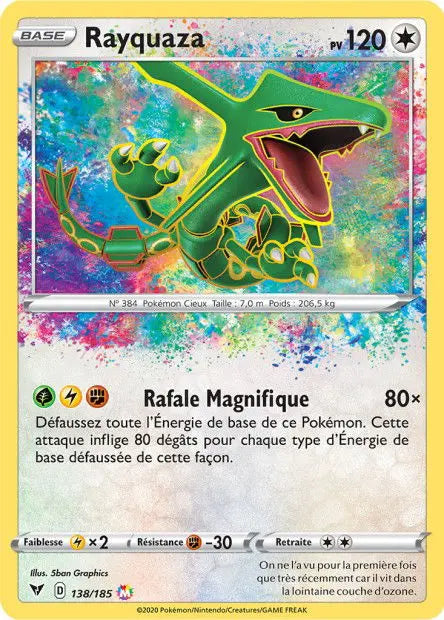 Rayquaza 138/185 OSMO CARDS