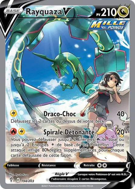 Rayquaza‑V 194/203 OSMO CARDS