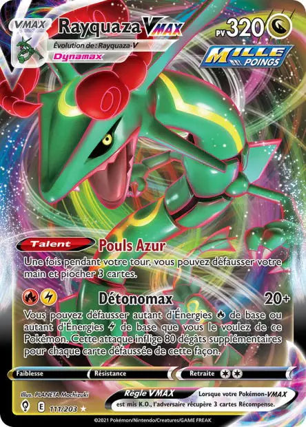 Rayquaza‑VMAX 111/203 OSMO CARDS