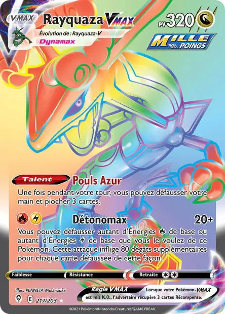 Rayquaza‑VMAX 217/203 OSMO CARDS
