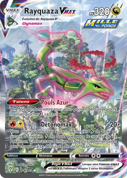 Rayquaza‑VMAX 218/203 OSMO CARDS