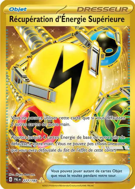 Récupération d'Énergie Supérieure 277/193 OSMO CARDS