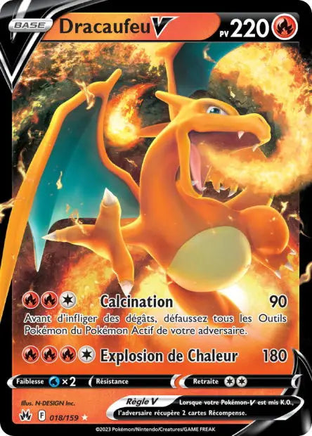Réédition Dracaufeu-V 18/159 OSMO CARDS