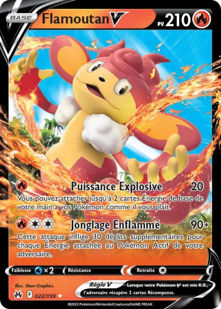 Réédition Flamoutan-V 22/159 OSMO CARDS