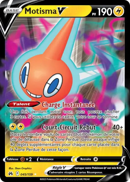 Réédition Motisma-V 45/159 OSMO CARDS