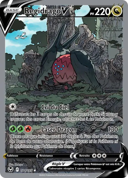 Regidrago-V 184/195 OSMO CARDS