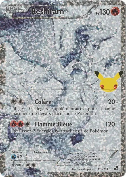 Reshiram 113/114 OSMO CARDS