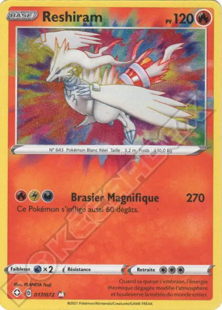 Reshiram 17/72 OSMO CARDS
