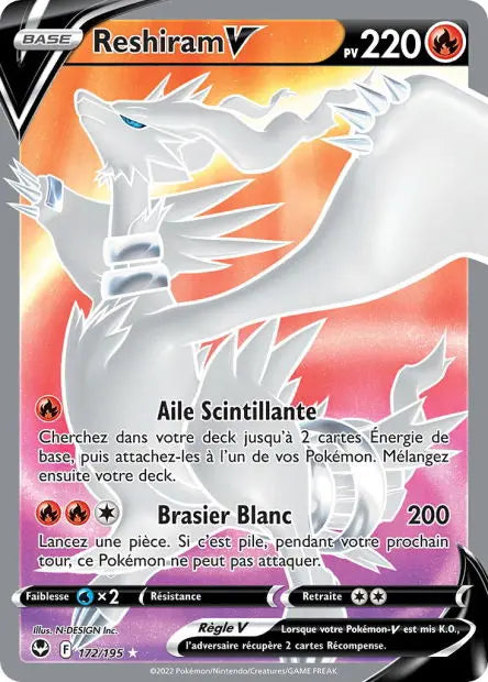 Reshiram-V 172/195 OSMO CARDS